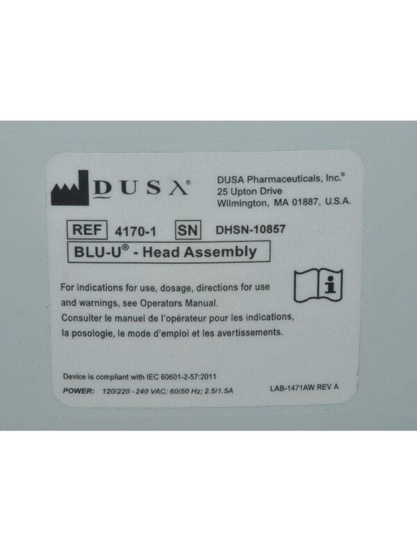 20240926065430-66f5052648073.jpg DUSA Pharmaceuticals Blue Light BLU-U Photodynamic Light Therapy Acne 4170