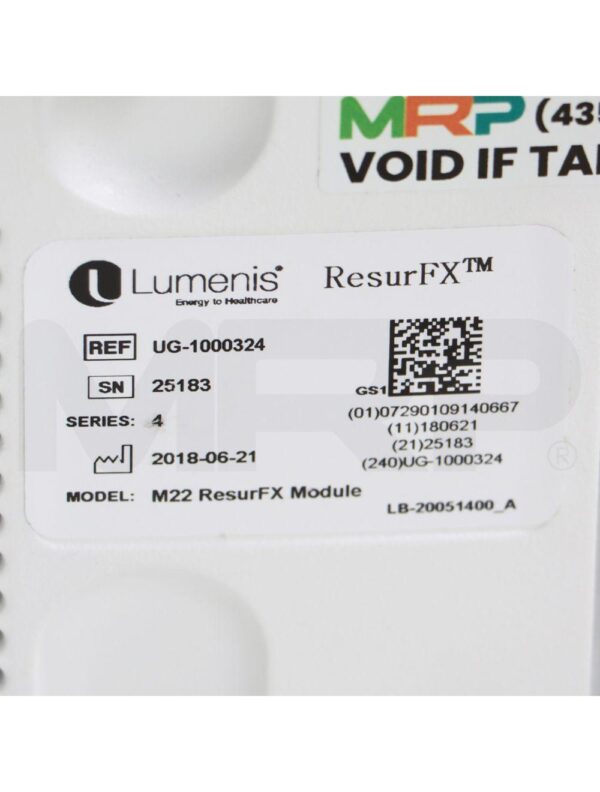 2018 Lumenis M22 ResurFX Module 1565nm Laser System Unit UG-1000324