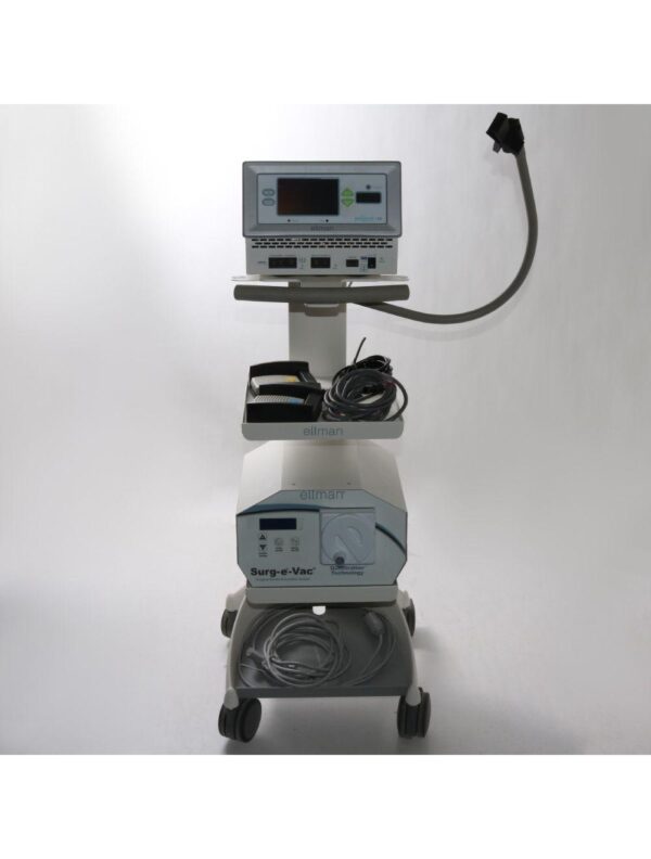 Ellman Pelleve S5 RF Generator + Surg-E-Vac Smoke Evacuator System & Cart