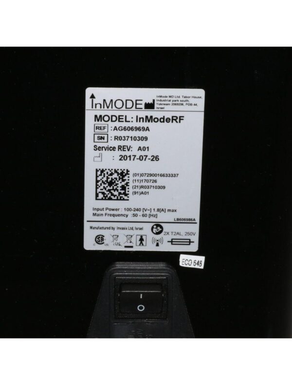 2017 InMode BodyTite Directional RF BodyTite FaceTite AccuTite Body Contouring