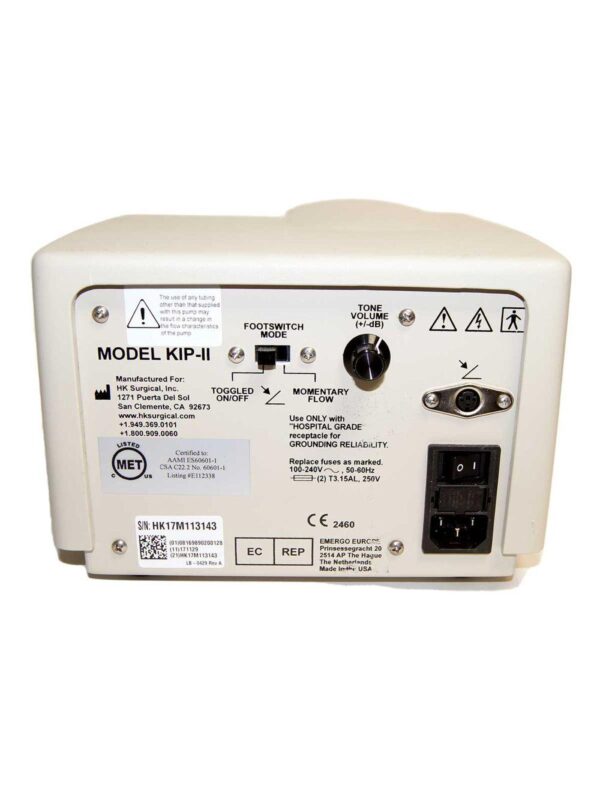 20240926070819-66f508632c0a5.jpg HK Surgical Klein Infiltration Pump KIP-II Tumescent Anesthesia Delivery System