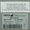 2021 DEKA MotusAY Dual Nd YAG Alex Laser 755 1064 Hair Removal Vascular Motus AY