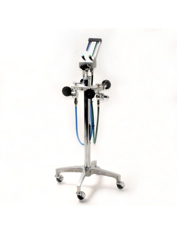 Belmed PC7 Analgesia Flowmeter Nitrous Oxide N2O Oxygen Portable Stand Dental