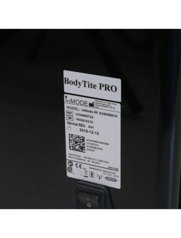 2018 InMode RF BodyTite PRO Fully Loaded Body Tight FaceTite Morpheus 8 Fractora