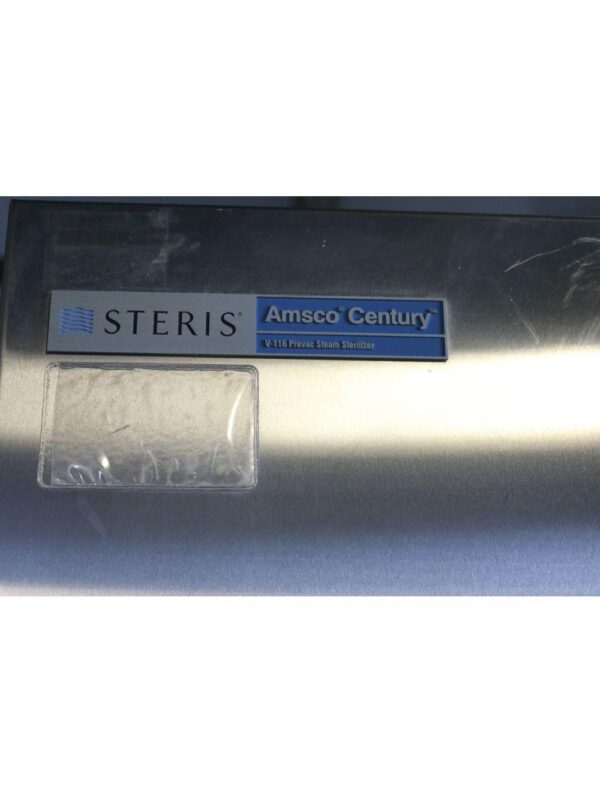 Steris AMSCO Century V-116 Prevac Steam Sterilizer 16x16x26" & Water Conditioner