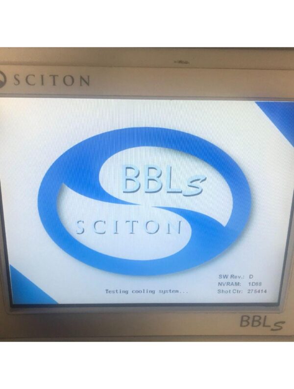 2008 Sciton BBLs Laser Broad Band Light Pigment HR Vascular ST IPL 275K SHOT BBL