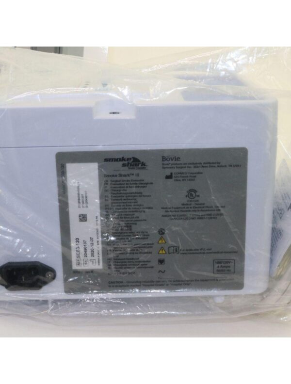 Bovie SE03-120 Smoke Shark III 3 Surgical Smoke Evacuator w/ Pencil Adapter