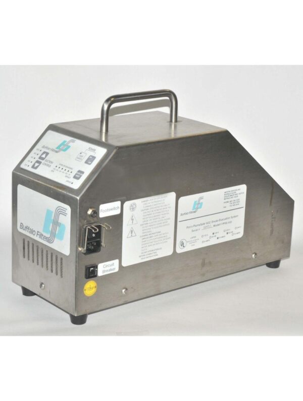 Buffalo Filter Porta PlumeSafe Surgical Smoke Evacuation PPSS 602 Plume System