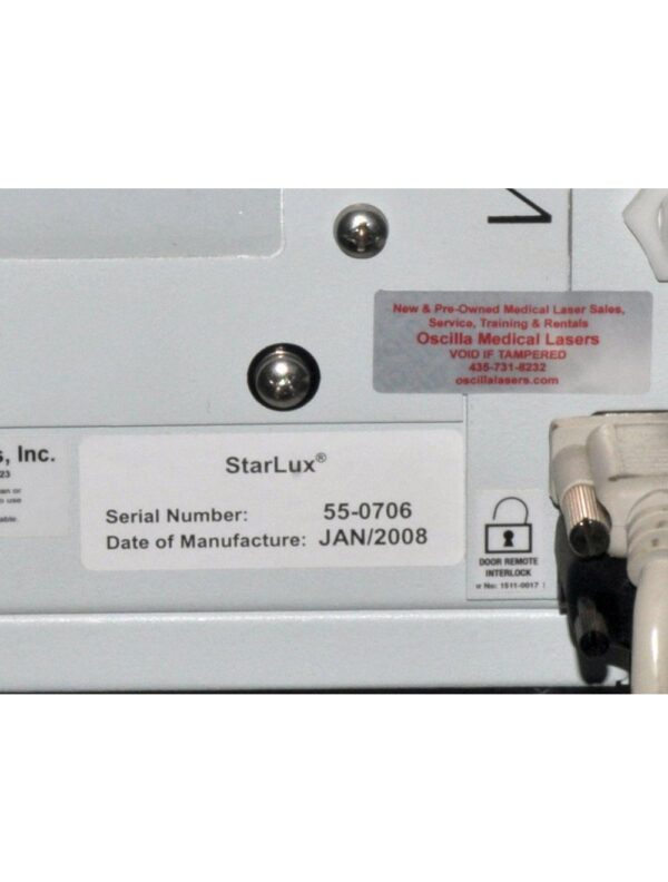 2008 Palomar StarLux 500 IPL Laser LuxYs LuxV LuxRs LuxG Hair Removal Lesions