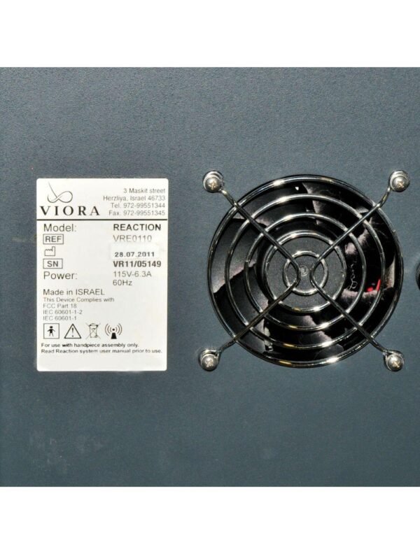 2011 Viora REACTION RF Skin Tightening Body Contouring Radio Frequency System
