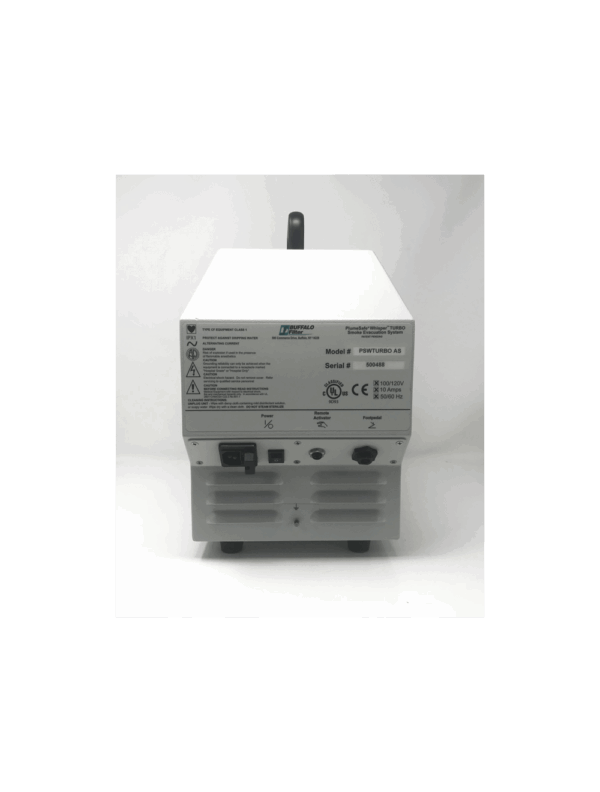 1Buffalo Filter Plume Safe Whisper Turbo PlumeSafe RFID Smoke Evacuation System
