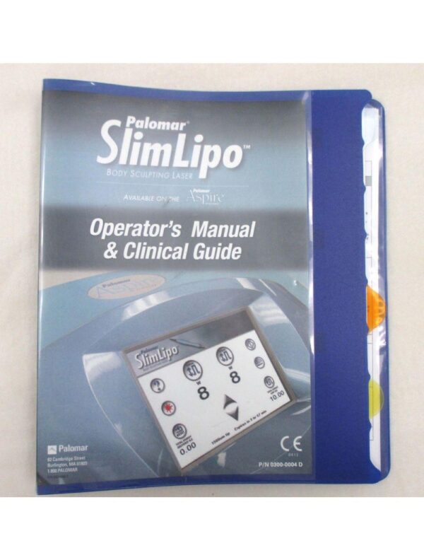2009 Palomar ASPIRE 40 Watt Slimlipo Diode Laser Body Sculpting Cynosure