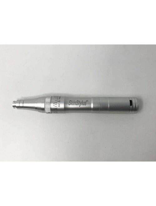 SkinStylus Microneedling Pen & Battery Set SILVER 4-Pin Contact Variable Speed