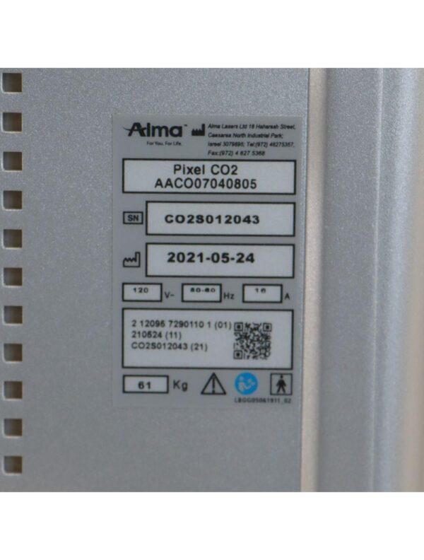 2021 Alma Pixel CO2 Laser FemiLift Vaginal Fractional Skin Resurfacing Wrinkles