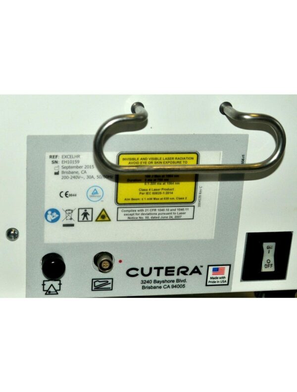 2015 Cutera ExcelHR Laser Alexandrite Nd YAG Alex 755 1064 Hair Removal Excel HR