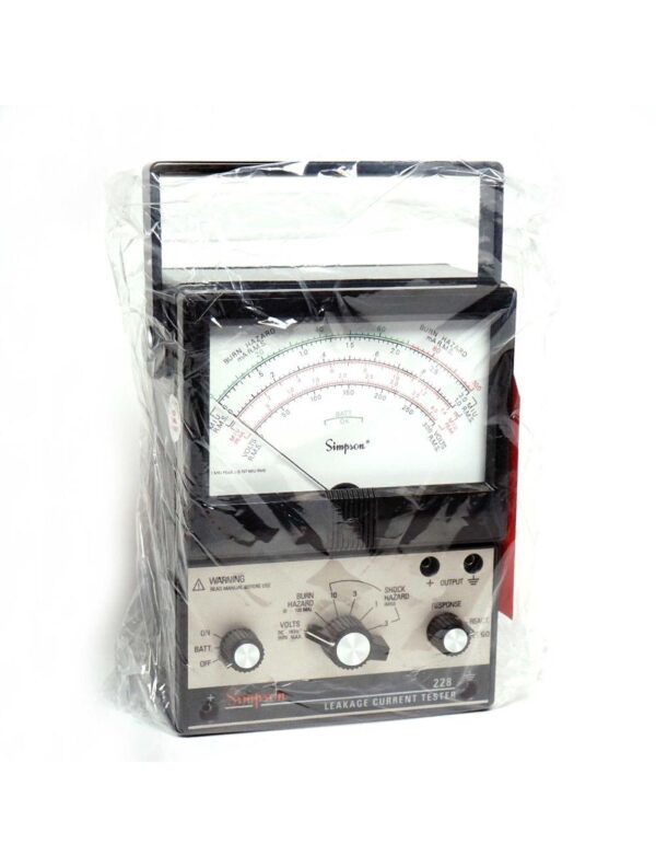 Simpson Electrical AC Current Leakage Tester Tool 228-IEC 40027 A/C Leak NEW NIB