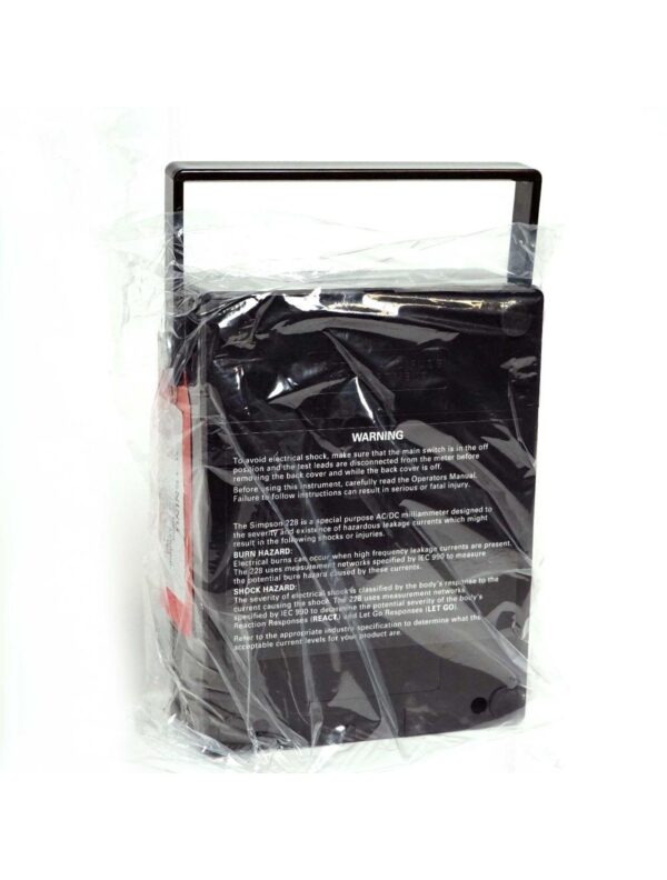Simpson Electrical AC Current Leakage Tester Tool 228-IEC 40027 A/C Leak NEW NIB