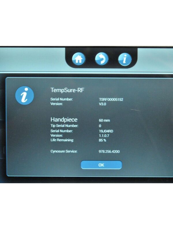 2019 Cynosure Ellman TempSure Envi RadioFrequency RF Skin Tightening Wrinkles