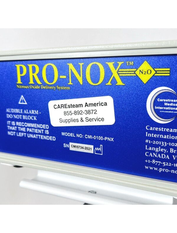 Pro-Nox Nitrous Oxide Delivery System Pain & Anxiety Relief Aesthetic TLC PRONOX