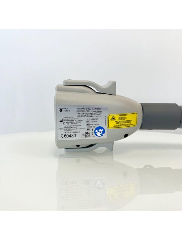 2010 Lumenis LightSheer Duet Laser High Speed HS 805nm ET Hair Removal 2 HP's