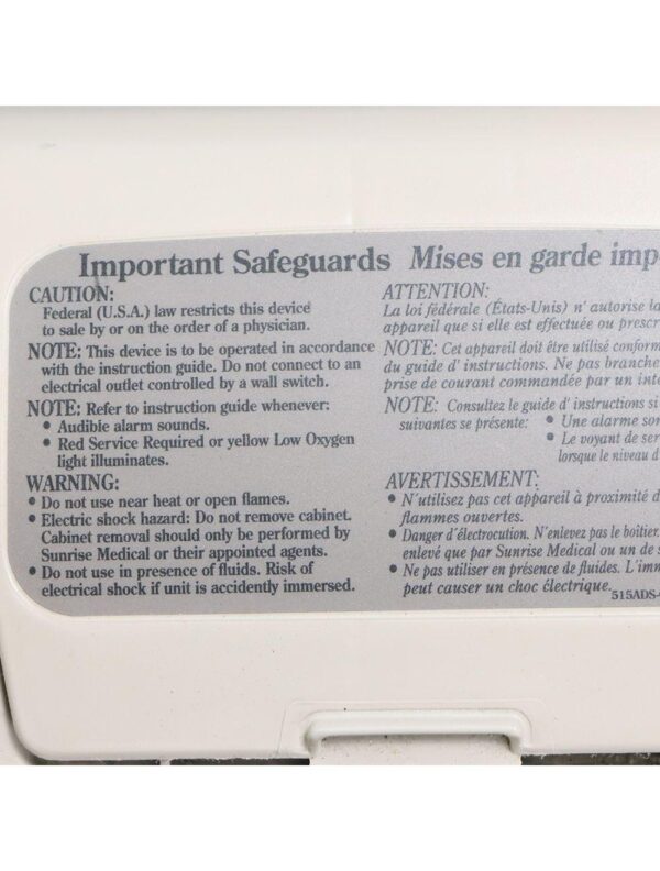 20240926080859-66f5169bd8d3f.jpg DeVILBISS 5 Liter Oxygen Concentrator with OSD