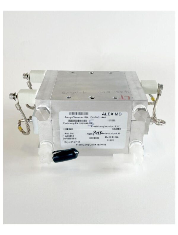 20240926081308-66f5179418b9c.jpg CYNOSURE APOGEE ELITE LASER HEAD PUMP CHAMBER PN: 100-7001-940
