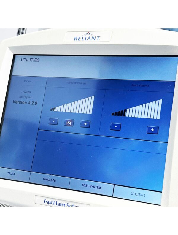 20240926081342-66f517b6c0d1f.jpg Fraxel Reliant SR 1500 Surgical Laser With Zimmer Cryo 6 Cooling System