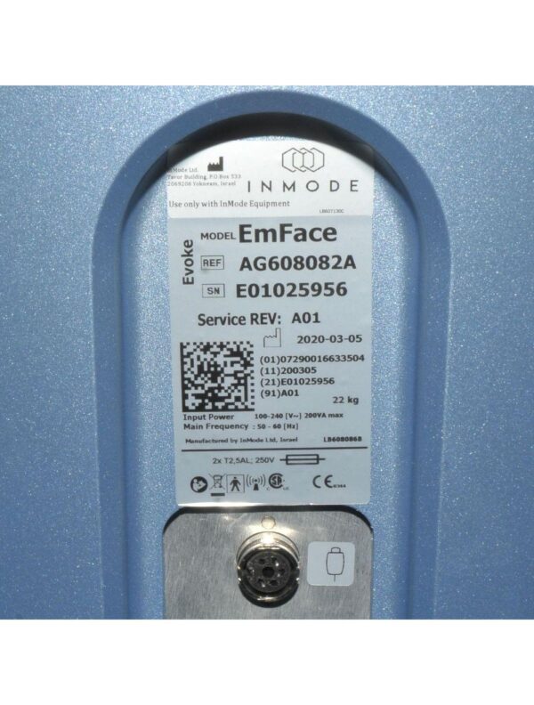2020 InMode EVOKE RF Facial Remodeling Submental Cheek Chin System