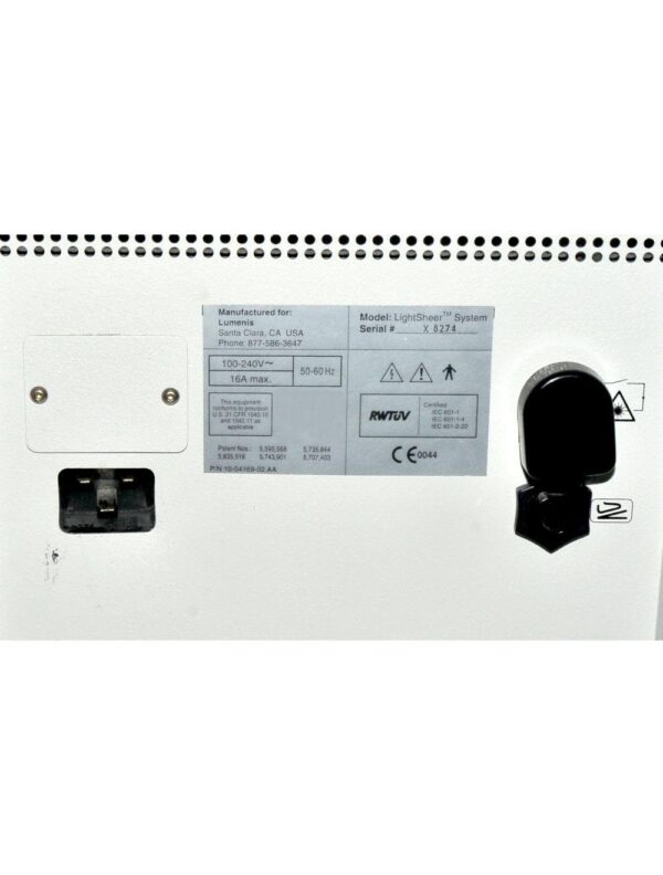 2004 Lumenis LightSheer XC Diode Light Sheer Permanent Laser Hair Removal System
