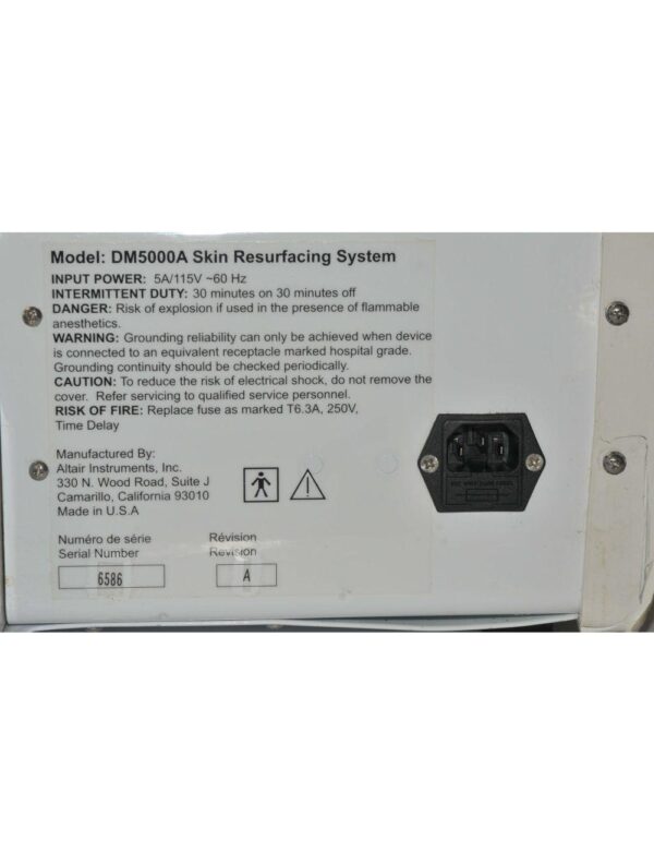 Altair DM5000A DiamondTome Skin Resurfacing Microdermabrasion Diamond Tome