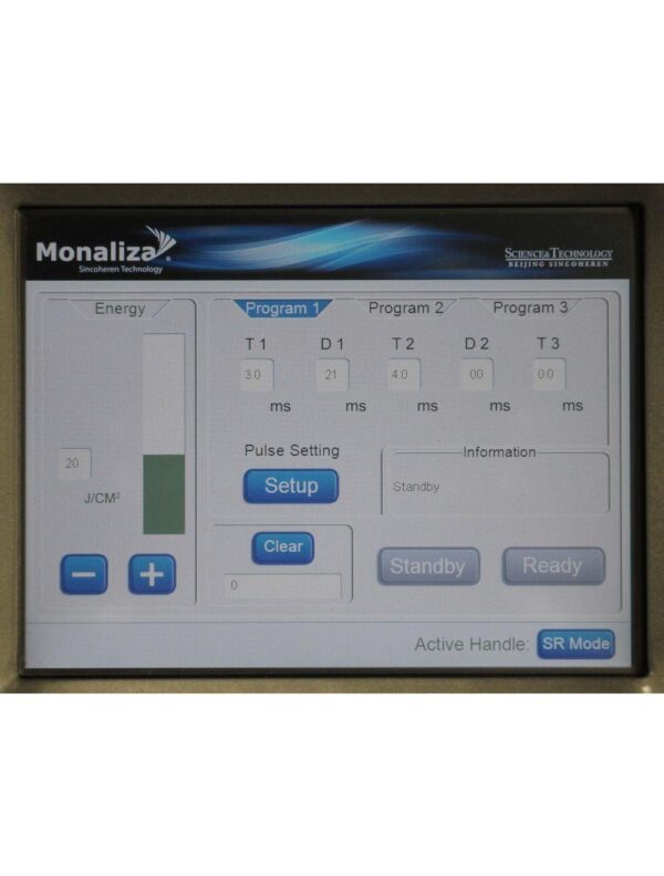 2015 Sincoheren Monaliza IPL Laser System Hair Removal Skin Rejuvenation - SR HR