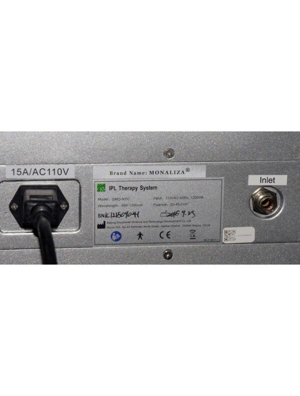 2015 Sincoheren Monaliza IPL Laser System Hair Removal Skin Rejuvenation - SR HR