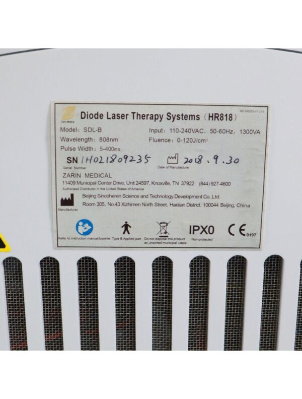 2018 Zarin HR818 810 12x16mm Spot HR 818 Diode Laser Hair Removal System