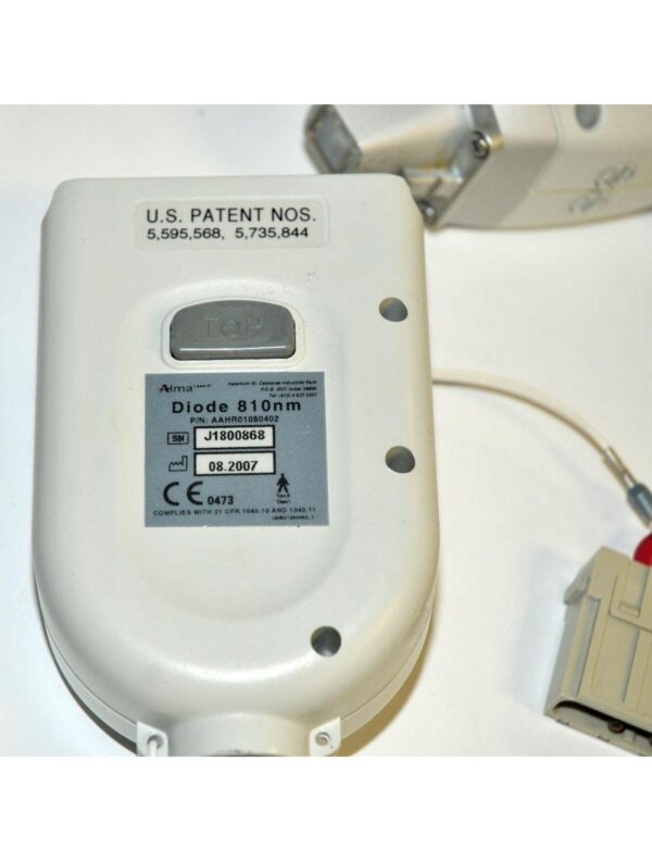 2007 Alma Soprano XL Diode 810nm Handpiece Laser Hair Removal System