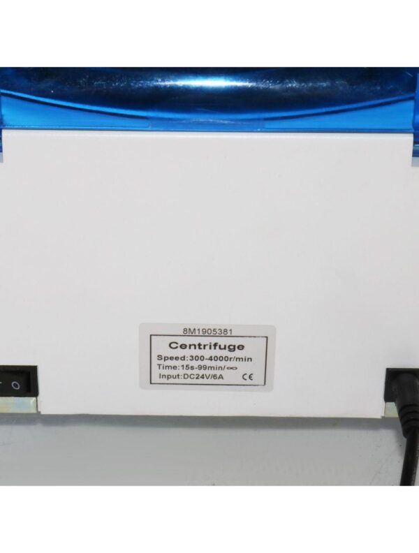 20240926092020-66f52754dd0d7.jpg Eclipse Easy Spin PRP Centrifuge Fixed Angle 4000 RPM 2432 RCF 8-Place 4 Tubes