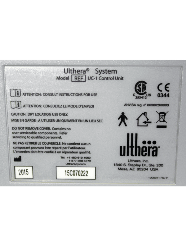 2015 Merz Ulthera Ultherapy DeepSEE Ultrasound System w/Access Key Accessories