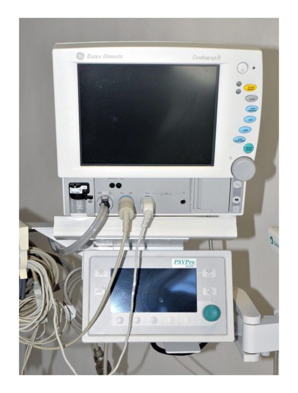 20240926093050-66f529ca64ef1.jpg Datex Ohmeda Aespire 7900 GE Anesthesia Machine Tec 7 Sevoflurane Isoflurene
