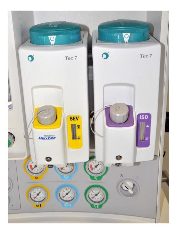 20240926093056-66f529d0ef0f8.jpg Datex Ohmeda Aespire 7900 GE Anesthesia Machine Tec 7 Sevoflurane Isoflurene