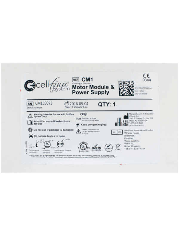 2016 Ulthera Cellfina Workstation & Medela Dominant Flex Aspirator System Merz
