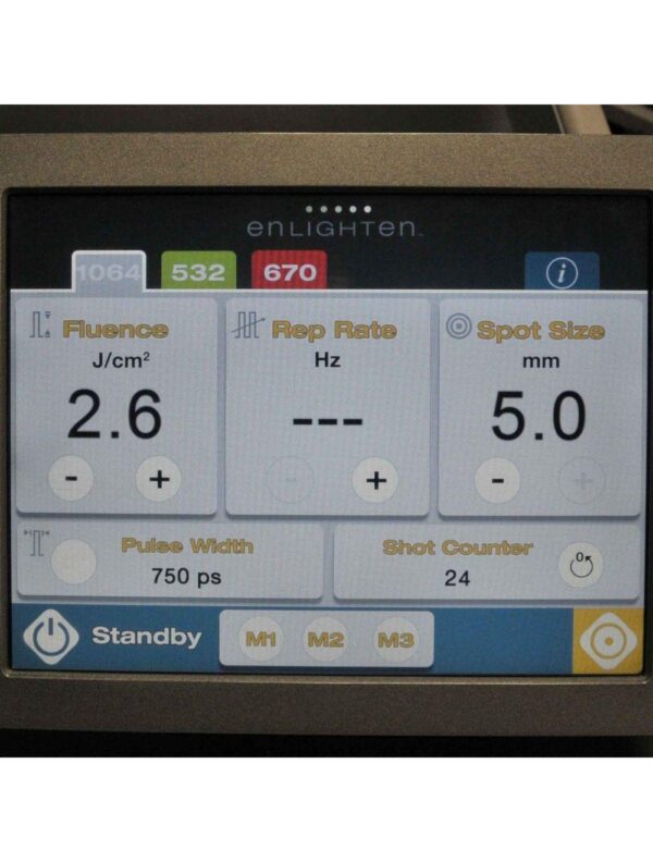 Cutera ENLIGHTEN III Tattoo Removal Benign Lesion Laser 532 670 1064nm Pico 2017