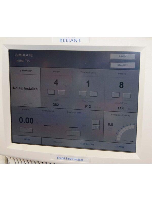 2006 Fraxel SR 1500 Reliant Fractional Laser 1500nm Tabletop System Skin Repair