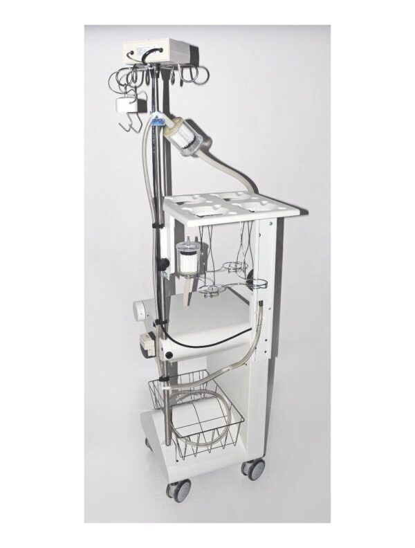 SOUND SURGICAL Technologies VENTX-1 RACK W/ PUMP Cart System Foot Switch Vent X