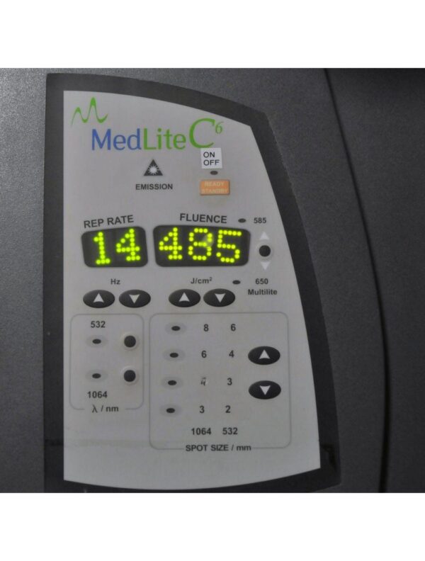 2007 Hoya ConBio MedLite C6 Q Switch Laser Con Bio Tattoo Removal 1064 Dye Kit