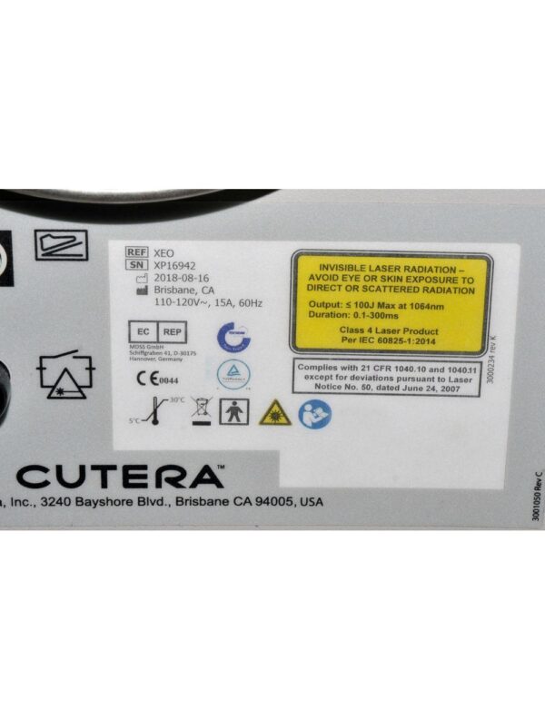 2018 Cutera XEO IPL Laser Nd YAG 1064 Prowave LX Limelight Hair Removal Lesions