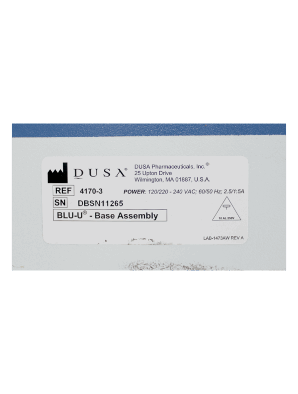 20240926104951-66f53c4fe4ff0.png DUSA Pharmaceuticals Blue Light Blu-U Photodynamic Therapy Acne Control 4170-3