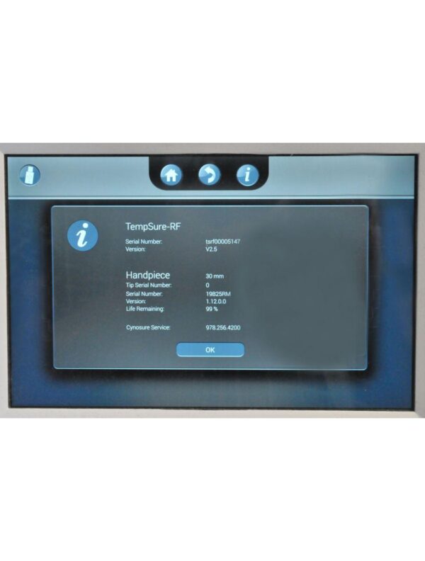 2019 Cynosure TempSure Envi RF 300 w Generator Wrinkle Reduction Skin Tightening