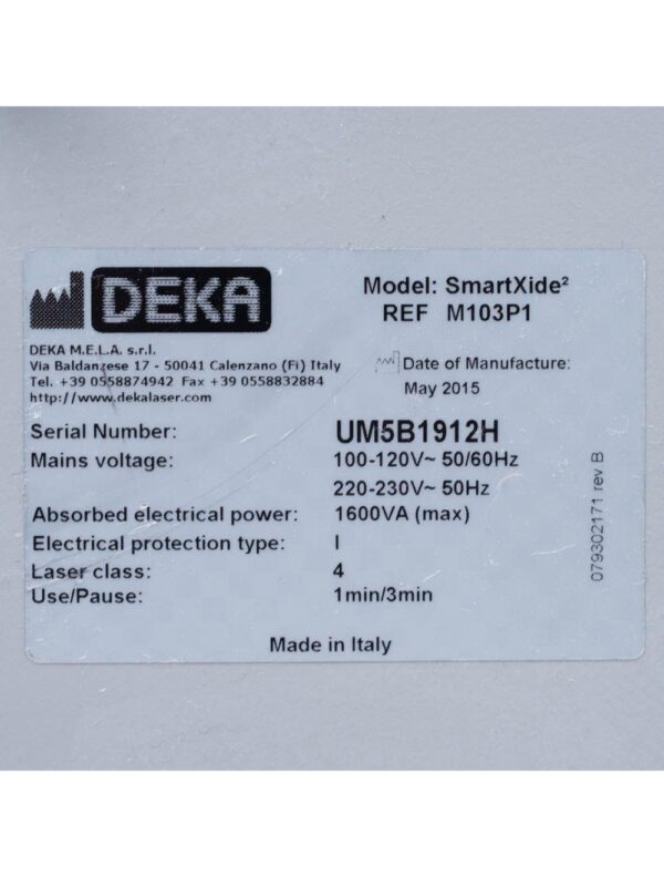 2015 DEKA Cynosure SmartXide2 MonaLisa Touch Vulvo Vaginal CO2 Laser NO RECERT