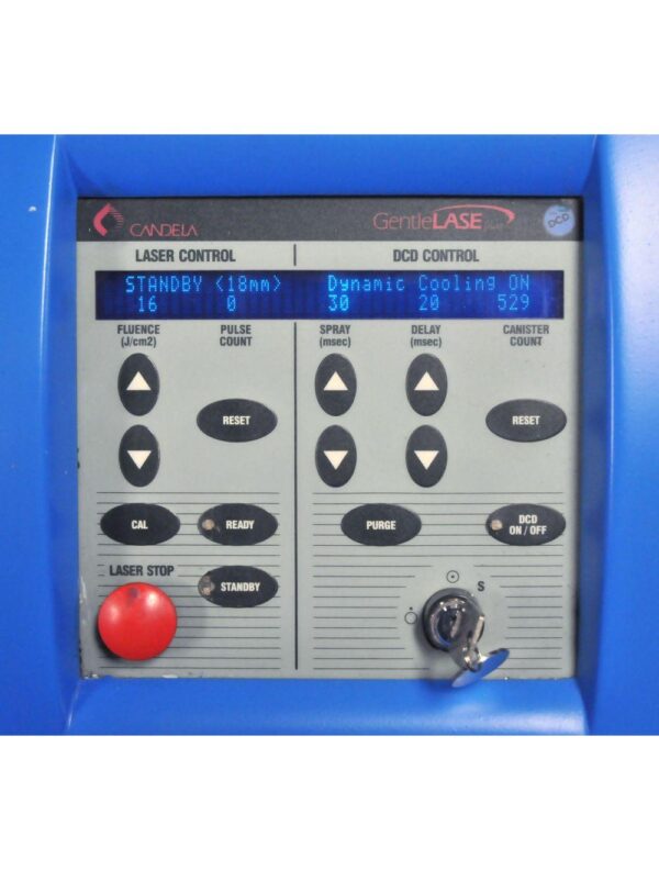 1999 Candela GentleLASE PLUS Alexandrite Laser Hair Removal 12 15 18 mm Fiber