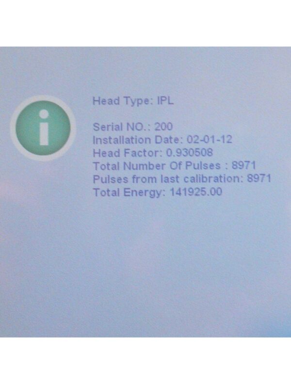 2010 Lumenis M22 IPL Laser System Acne Vascular Skin Rejuvenation