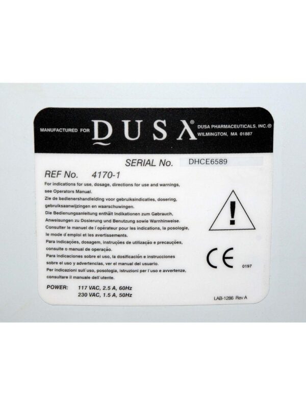 20240926122013-66f5517dd3a1c.jpg DUSA Pharmaceuticals Blue Light Blu-U Photodynamic Therapy Acne Control 4170-1